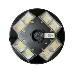 042008 Lampadaire solaire 200W poteau mural courbe télécommande 46x13cm