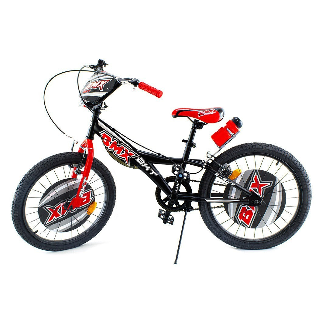 Vélo BMX BKT Diamètre 20" Cadre en acier avec cloche et bouteille d'eau
