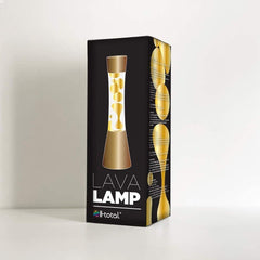 Lampe Lava 30cm XL1762 avec base en bronze et design moderne Magma Gold