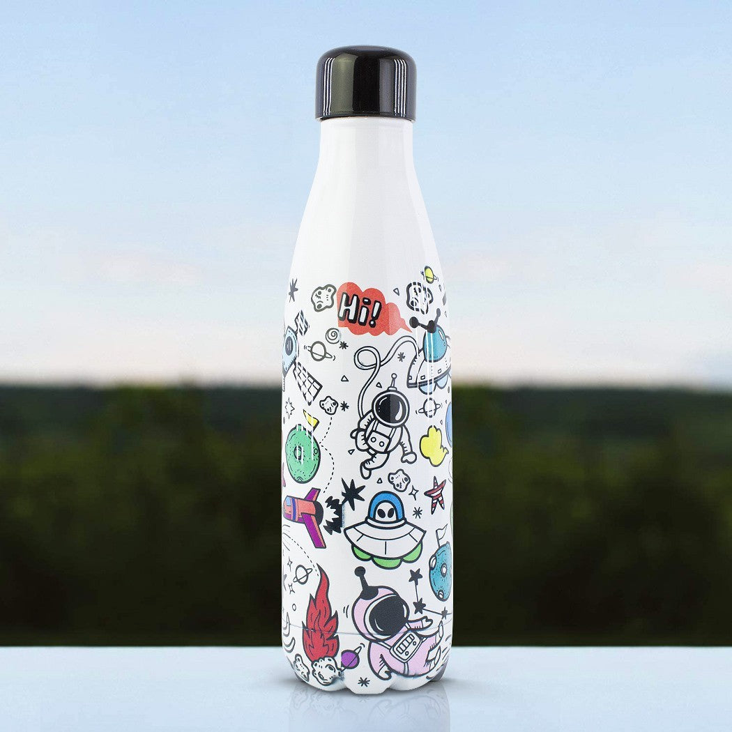 Bouteille thermique SPACE 500ml Acier inoxydable double paroi NO BPA ID0018