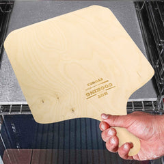 Kit de pizza 34x40cm en pierre de lave 100% naturelle qui cuit en 5 minutes