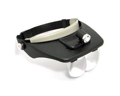 Visière réglable - LED -  loupes 4 lentilles - légéres