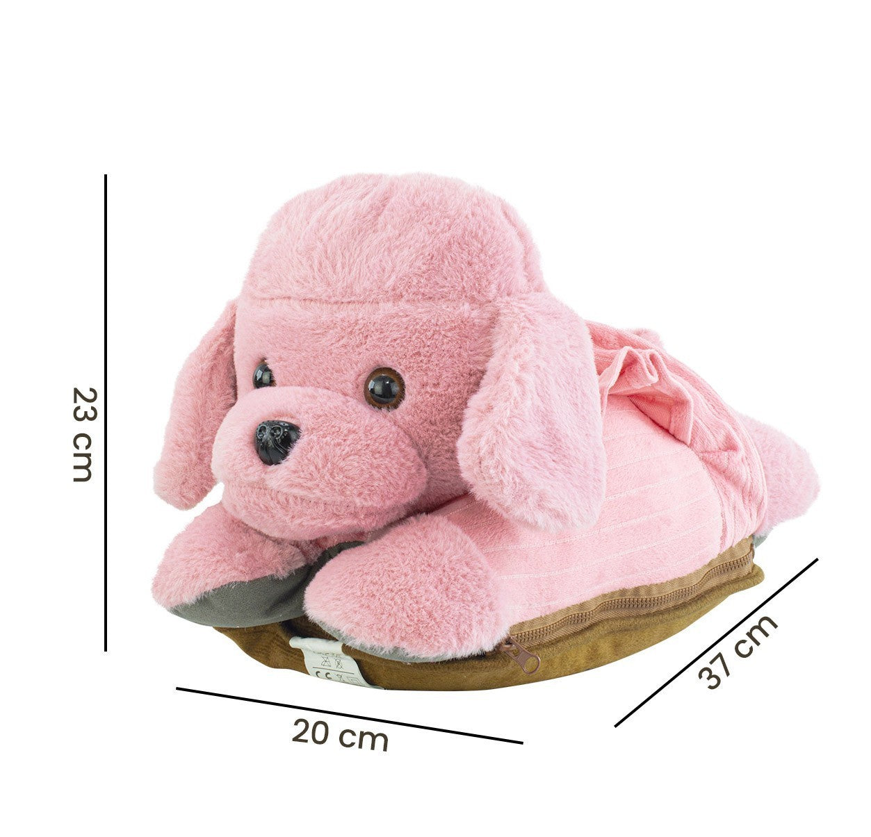 3965302 Sac chauffant électrique COVERI Amic8 avec chien en peluche