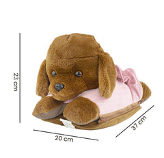 3965302 Sac chauffant électrique COVERI Amic8 avec chien en peluche