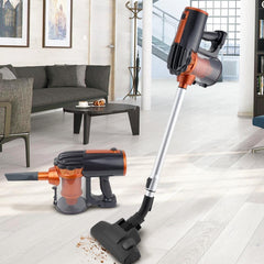 Vacumm Cleaner 2 en 1 aspirateur multicyclone réglable 600W et 3 brosses