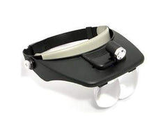Visière réglable - LED -  loupes 4 lentilles - légéres