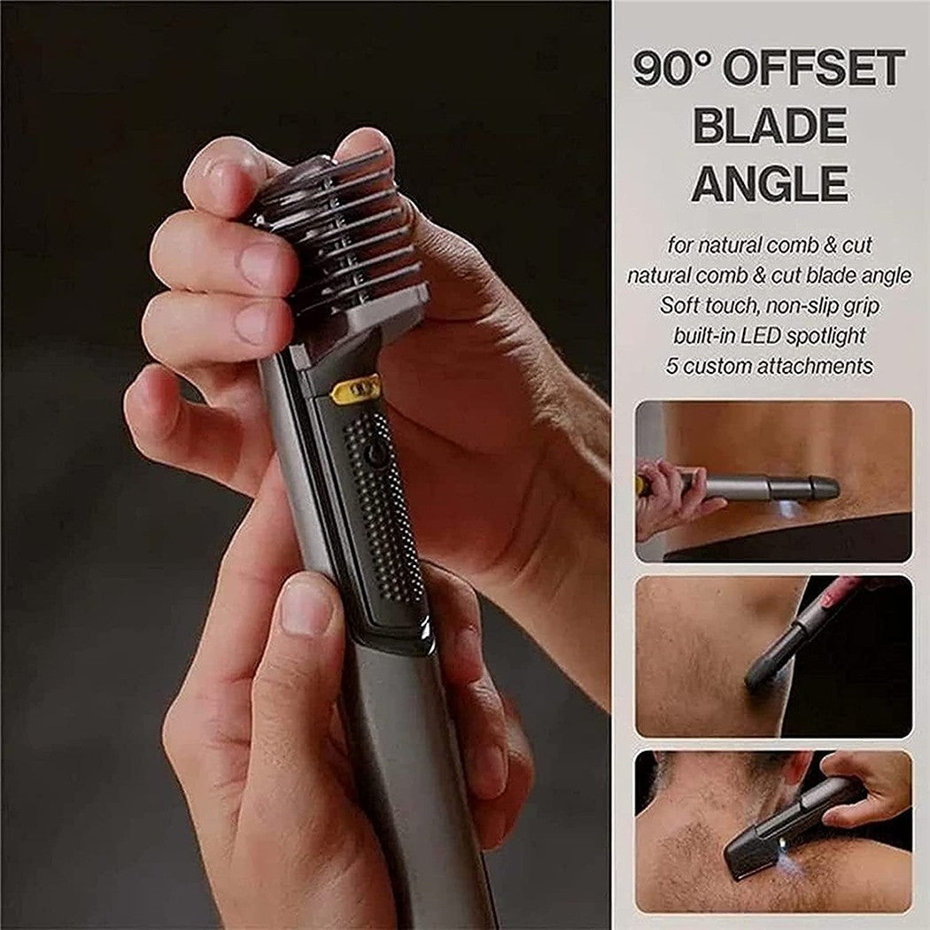 246851 Tondeuse cheveux et barbe sans fil à batterie 5 têtes
