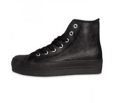 Chaussure Basket modèle FRANKIE RAISE femmes -similicuir plate-forme de 3,5 cm