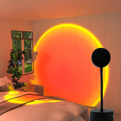 861155 Lampe d'ambiance LED USB rotative SUNSET RED Project Light Wall