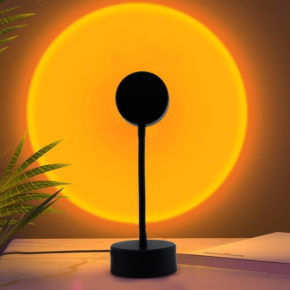 861155 Rotatif USB Atmosphère LED Lampe SUN Effect Projets Applique Murale