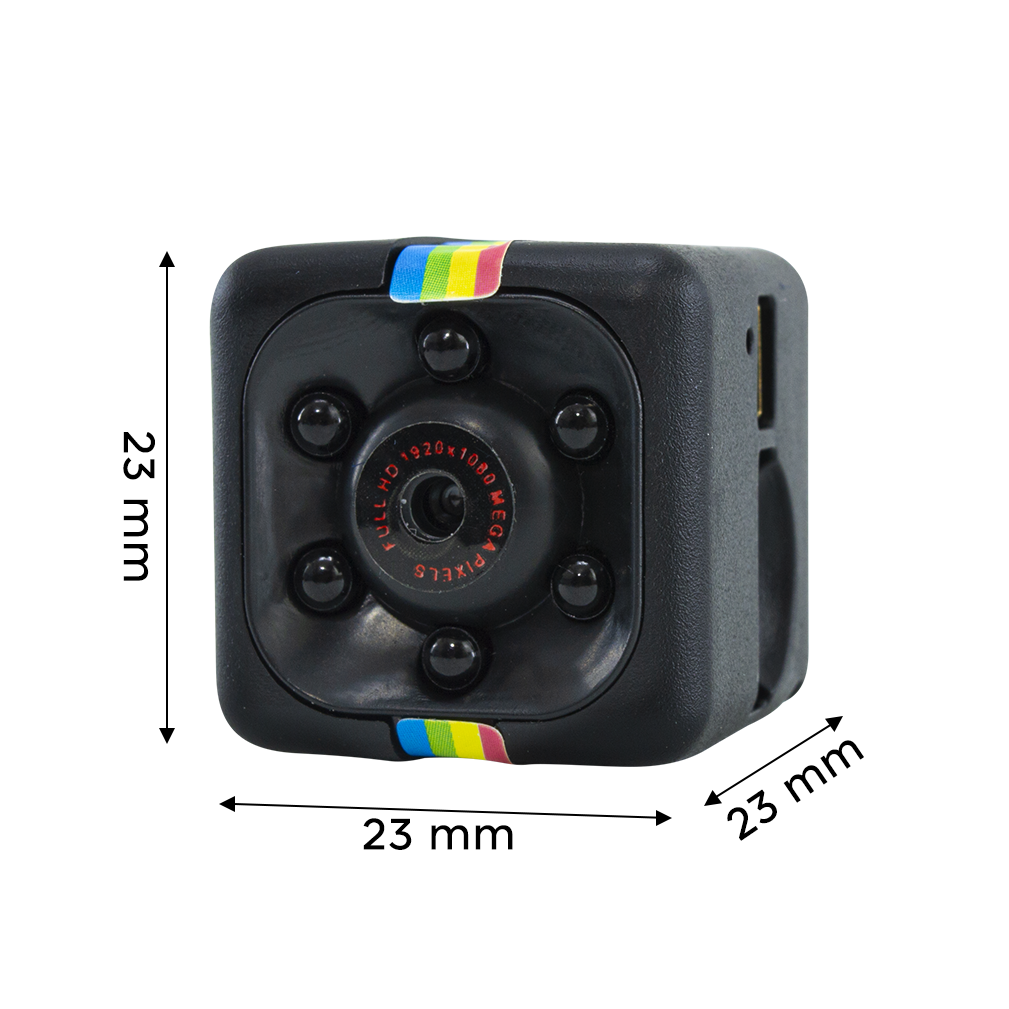 Mini Caméra Vidéo HD Cachée Microphone SQ11 et Caméra de Vision Nocturne 1080P