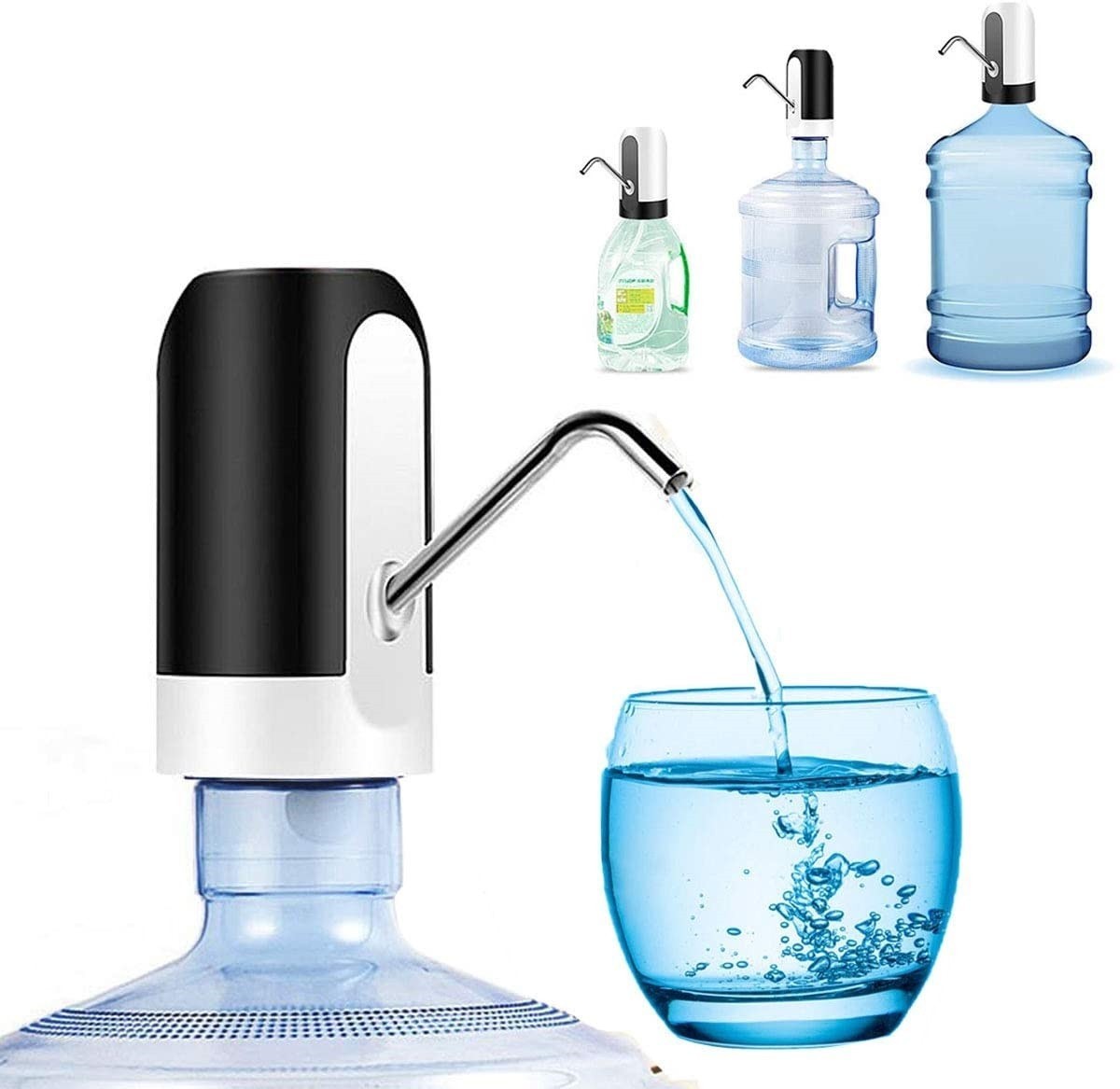 Distributeur d'eau automatique 14921 Pompe à bouteille portable Chargement USB