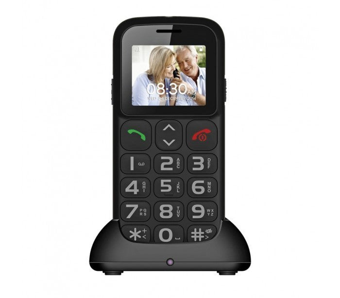 Téléphone portable - GSM pour personnes âgées - Compass E07 dual - bouton SOS