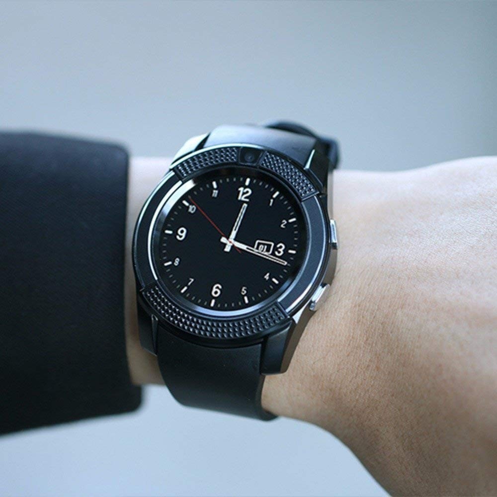 00095 Smartwatch cadran rond 3cm horloge notifications et tracker caméra
