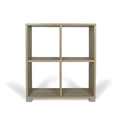 Bibliothèque Étagère En Bois 4 Cubes Art.106 Rangement 63X24X68H Cm