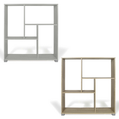 Étagères de bibliothèque cubes et rectangles Art.107 Stockage 80x24x83,5H cm