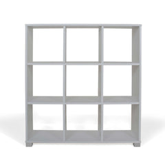 Bibliothèque étagère en bois 9 Cubes Art.109 Stockage 90x24x99,5H Cm