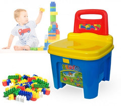 Coffre coloré en forme de chaise - Briques empilables - Lego - 114237