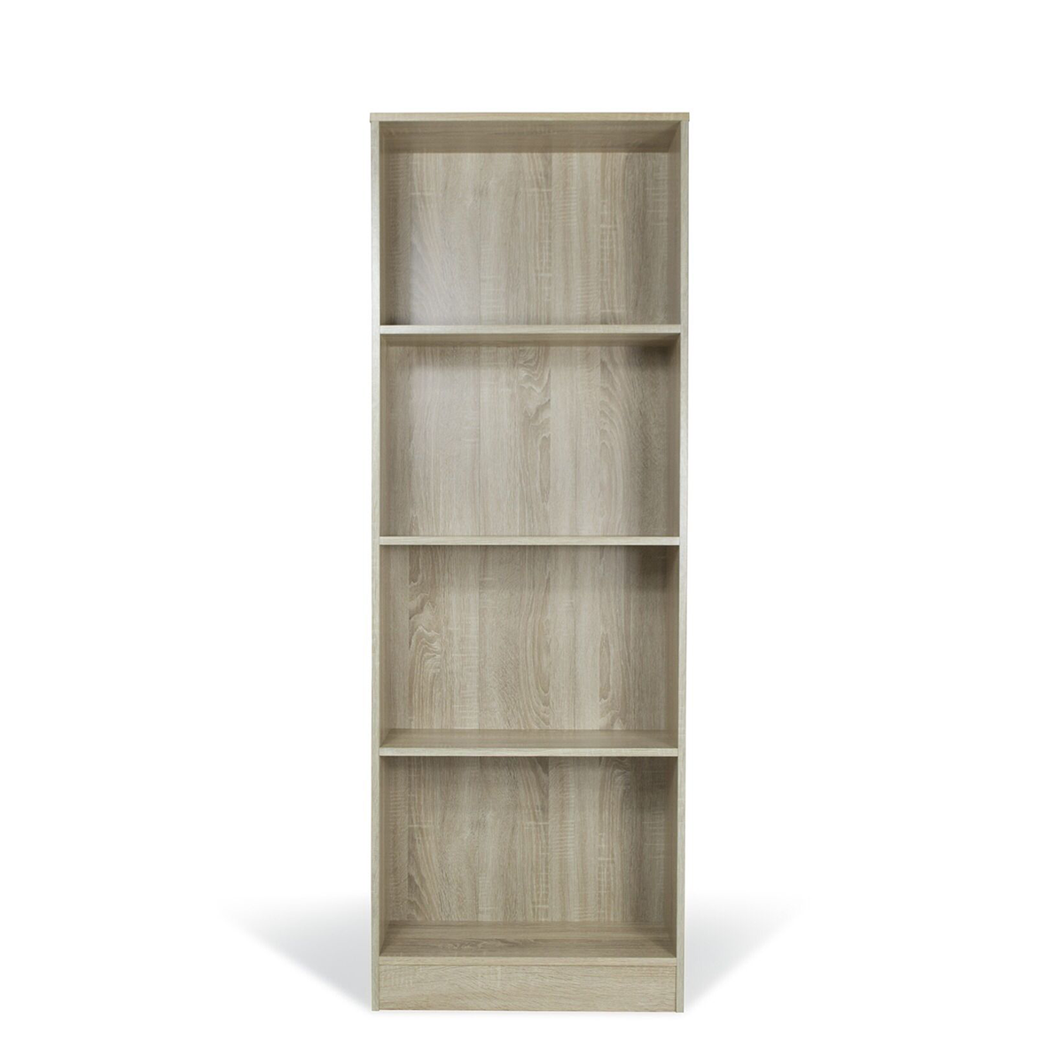 Bibliothèque verticale avec 4 étagères en bois Art.112 60x24x170H