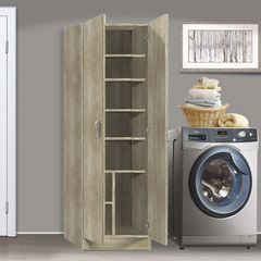 Étagère à chaussures 2 portes 8 compartiments Art.138 Armoire bois 59x36x180H cm