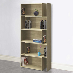 Art.CR16 Bibliothèque extensible 5 à 10 compartiments en bois 181H cm