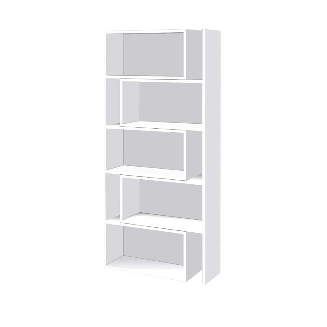 Art.CR16 Bibliothèque extensible 5 à 10 compartiments en bois 181H cm