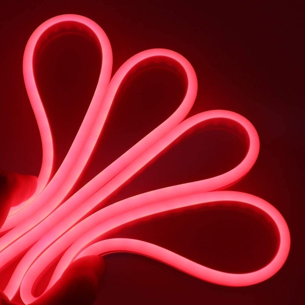Bande LED néon flexible 5m avec 120 lumières LED pour intérieur et extérieur