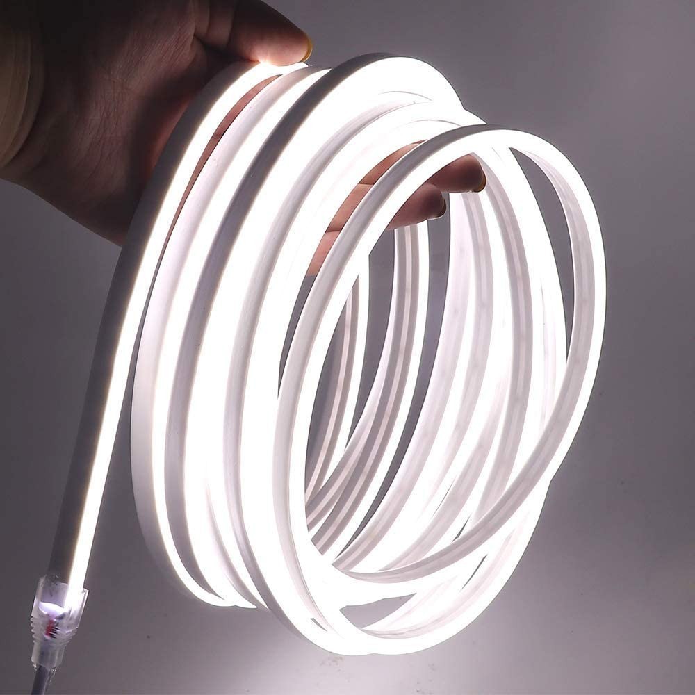 Bande LED néon flexible 5m avec 120 lumières LED pour intérieur et extérieur