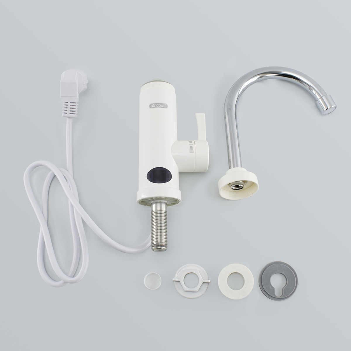 201116 Robinet électrique pour eau chaude pour chauffage instantané 21x41cm