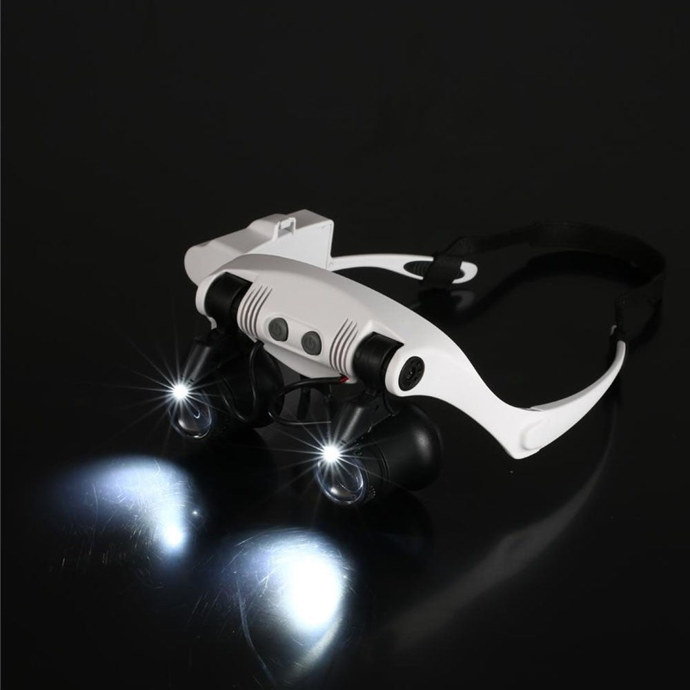 013946 Loupes avec 2 lumières LED pour la réparation de montres