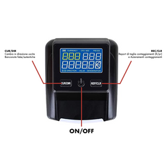 Détecteur de faux billets et compteur d'euro portable 751309 USB