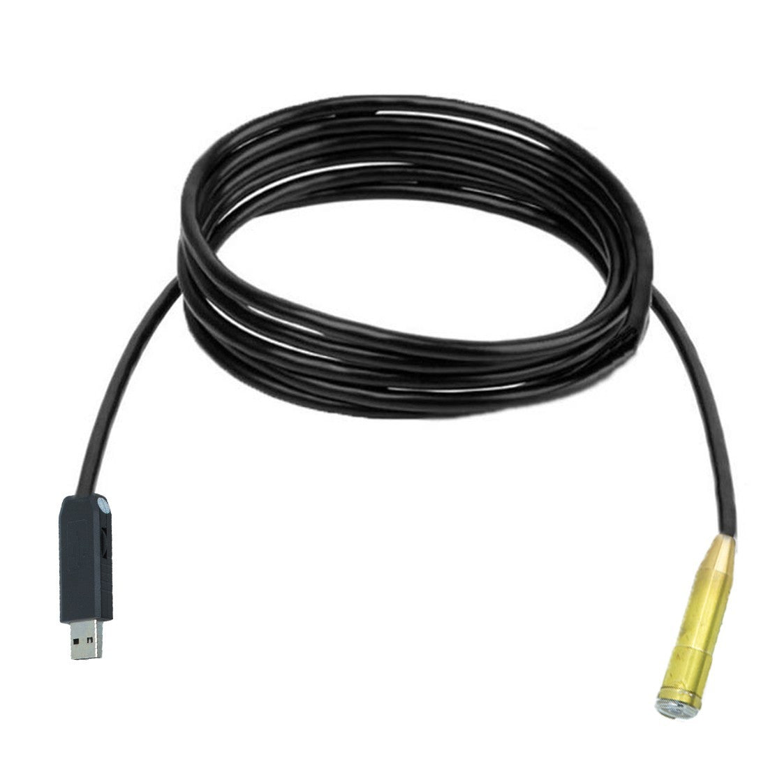 Caméra endoscope USB 10m avec sonde étanche flexible à 4 LED