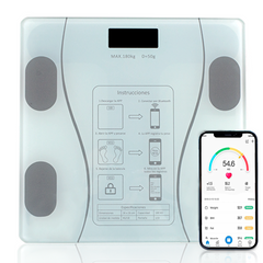 Pèse-personne numérique intelligent 701333 Mesure de la graisse avec application