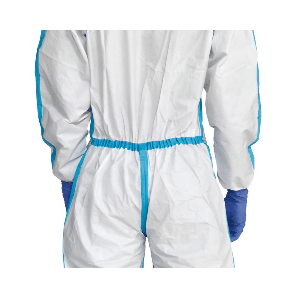 Robe protection médicale antibactérienne étanche non stérile à usage unique
