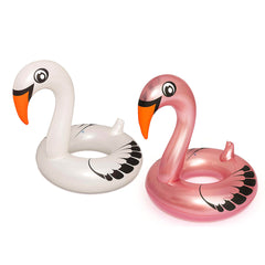 Salvagente gigante BESTWAY 36124 a forma di cigno 165 x 117 cm bianco o rosa