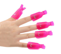 Kit 20 pcs gel clip et Gel Polish Remover 3422 pour Nail Art Nails
