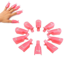 Kit 20 pcs gel clip et Gel Polish Remover 3422 pour Nail Art Nails
