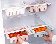 Set de 2 Cajones Frigorífico 187325 Organizador Plástico Expandible