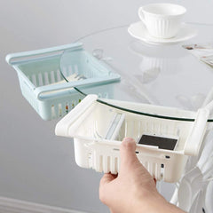 Ensemble 4 tiroirs de réfrigérateur 187325 Organisateur en plastique extensible