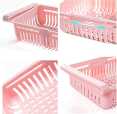 Ensemble 4 tiroirs de réfrigérateur 187325 Organisateur en plastique extensible