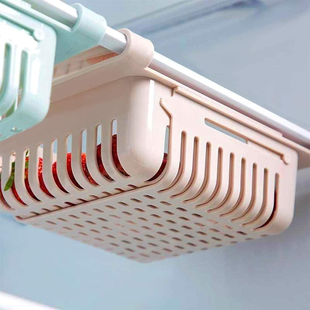Ensemble 4 tiroirs de réfrigérateur 187325 Organisateur en plastique extensible