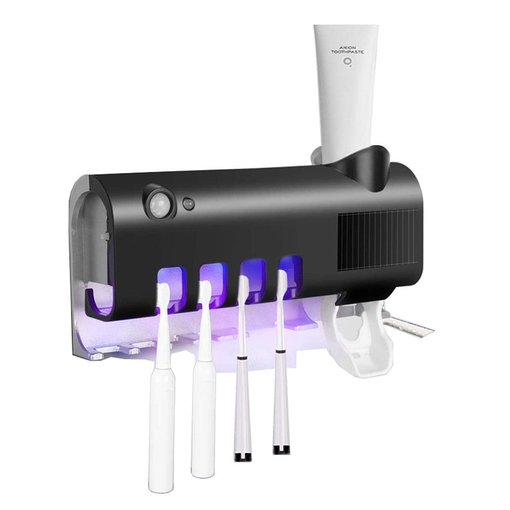 Stérilisateur UV 4 fentes porte-brosse à dents 187752 chargement solaire USB