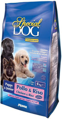 007672 Monge spécial chien qualité premium Puppy et Junior poulet et riz 4 kg