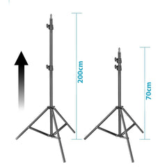187158 Anneau lumineux LED 35 cm avec trépied et potentiomètre