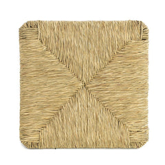 Kit 2 pc siège chaise PISA Art.901 structure inférieure paille naturelle 37x37cm