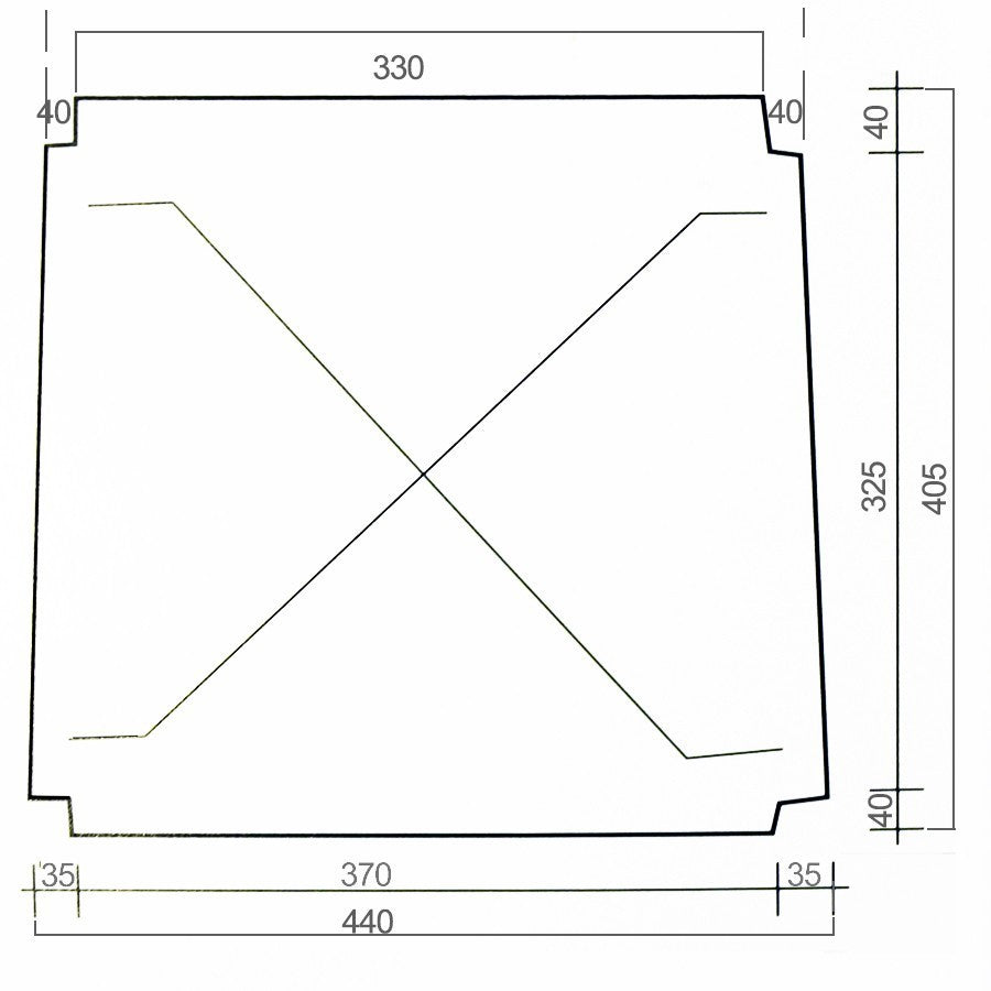 2 pc Siège de remplacement 996 fond en paille pour chaise Arte Povera 33x38 cm
