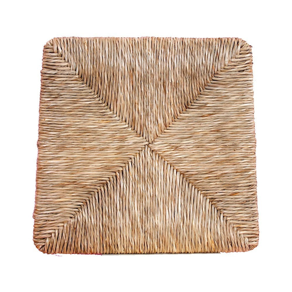 2 pcs Siège chaise remplacement 427 Silvana structure paille naturelle 35x39cm