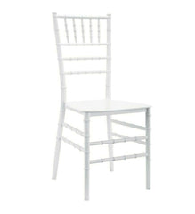 Lot de 4 chaises chiavari blanches Design Classique pour la Restauration Vintage