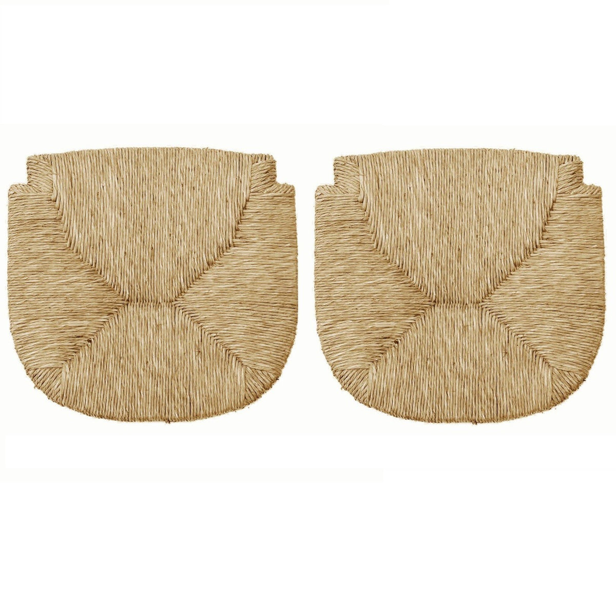 C2000 Set 2 pcs Siège remplacement paille naturelle pour chaise Marocca 35x41cm