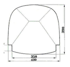 C2000 Set 4 pcs Siège remplacement paille naturelle pour chaise Marocca 35x41cm